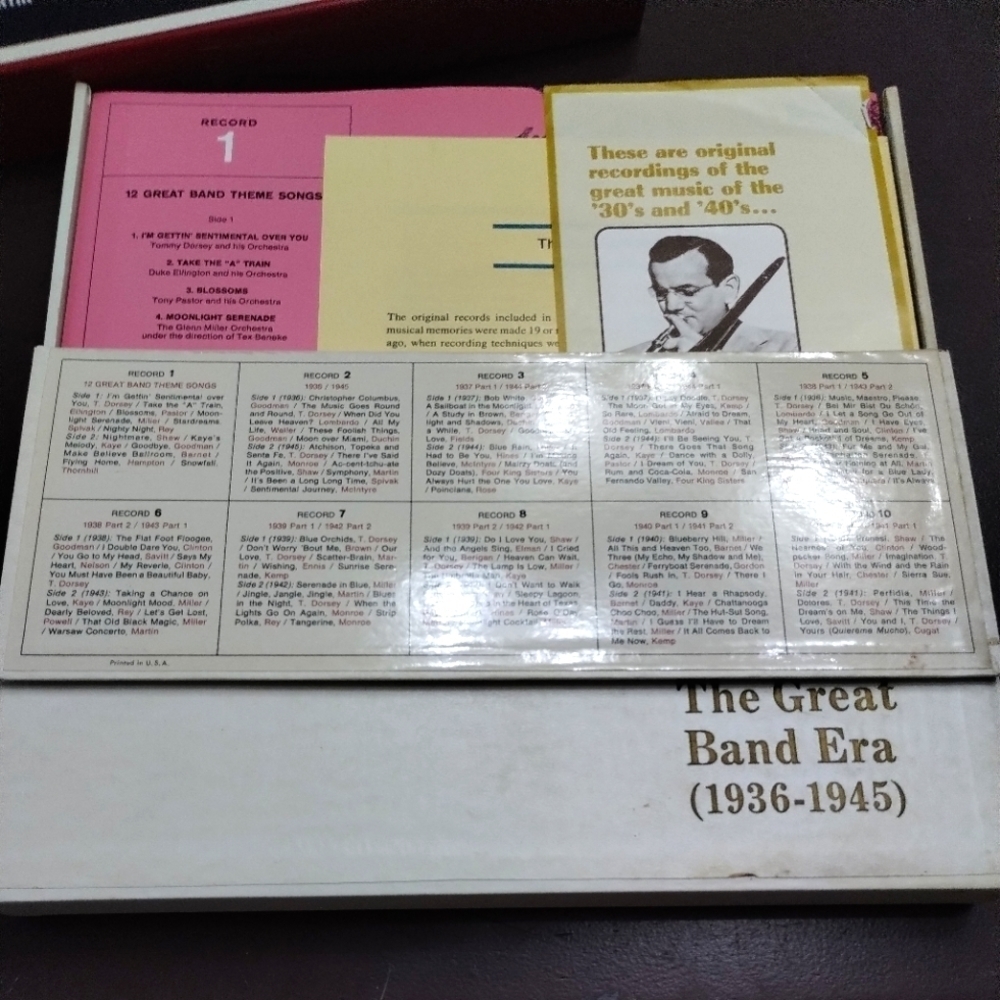 1965 The Great Band Era 1936-1945 Reader's Digest 10 LP Vinyl Box Set - Picture 2 of 9